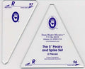 Marti Michell Set R - 5" (12.7 cm) Peaky and Spike Set