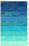 Northcott Artisan Spirit Shimmer Strips Blue Lagoon