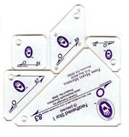 Marti Michell 27 5/8" (70.2) Feathered Star Set