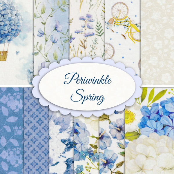 Periwinkle Spring 12 - Fat Quarters by In the Beginning