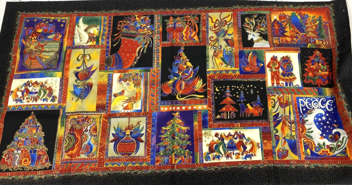 Laurel Burch Holiday Collection Panel
