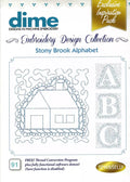 DIME Embroidery Design Collection - Stony Brook Alphabet