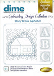 DIME Embroidery Design Collection - Stony Brook Alphabet