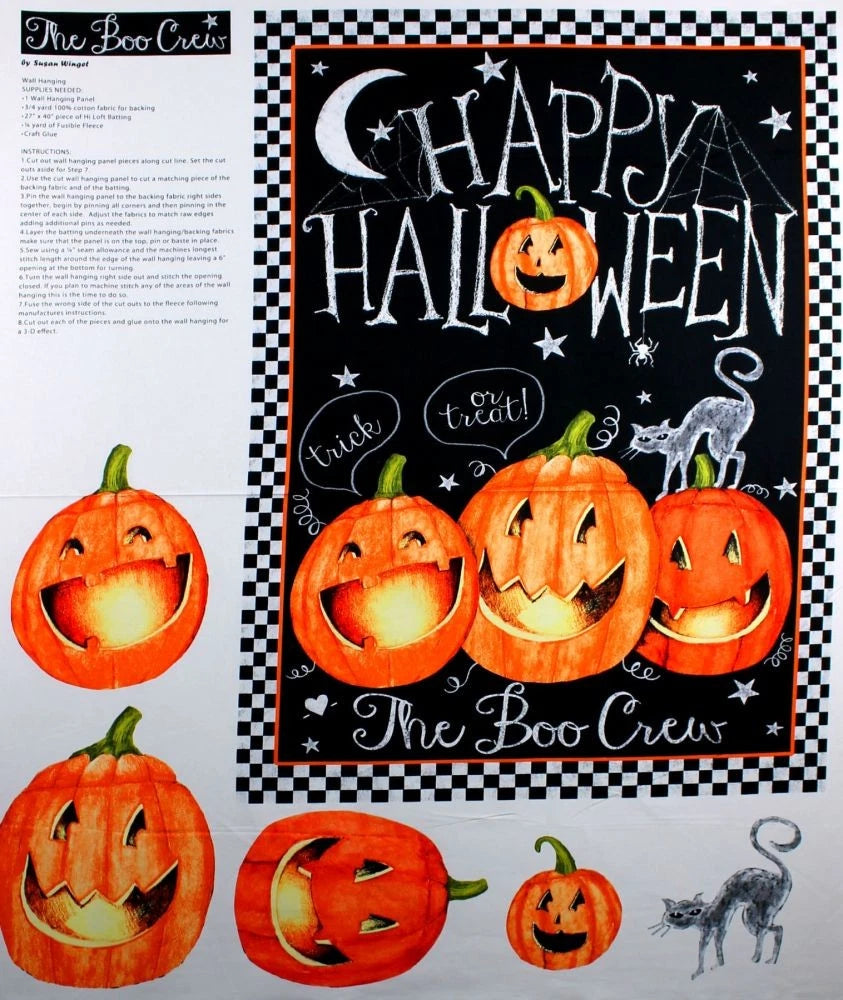 Springs Creative Trick or Treat Pumpkin Panel CP42766