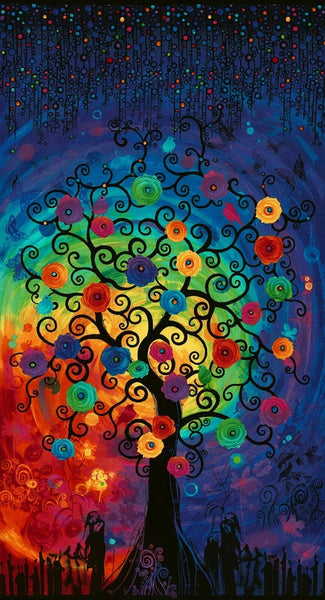 Timeless Treasures Fantasy Forest Panel