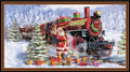 Quilting Treasures Santa's Night Out Santa's Express Panel QT-1649-28395-X