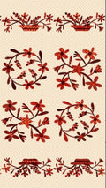 Henry Glass Berries & Blossoms Panel #8832P