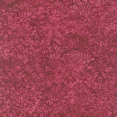 Sunset Plumes Batiks Morris Foulard Plum 112020350 1/2 yard