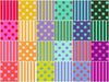 Tula Pink's All Stars Pom Poms and Tent Stripes 10" Charm Pack