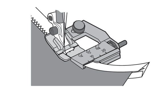 Adjustable Bias Binder Foot for Baby Lock Sewing Machine 