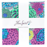 Kaffe Collective 10" Charm Pack August 2022 Cool Colorway