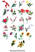 Cactus Punch Bouquet Elements