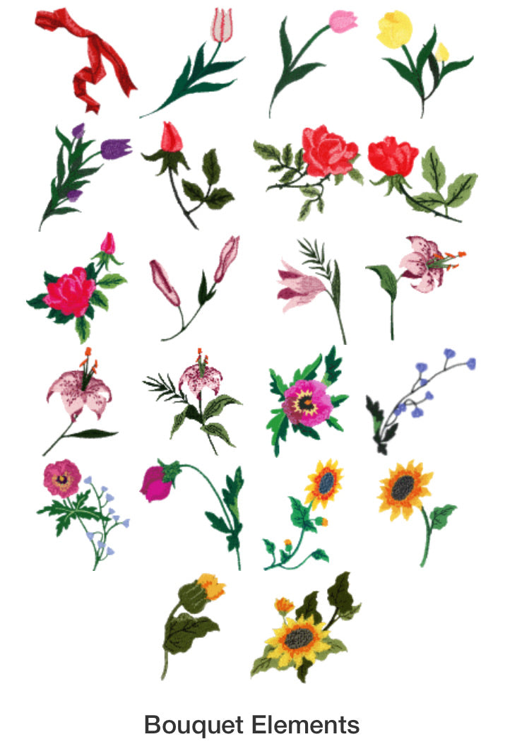 Cactus Punch Bouquet Elements