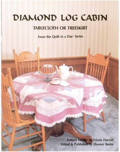 Diamond Log Cabin Tablecloth or Treeskirt