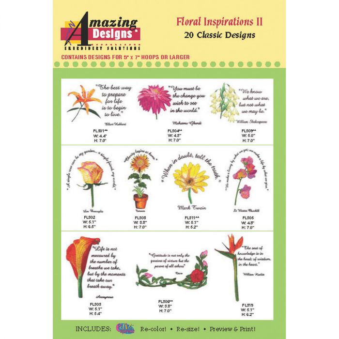 Amazing Designs Floral Inspirations II