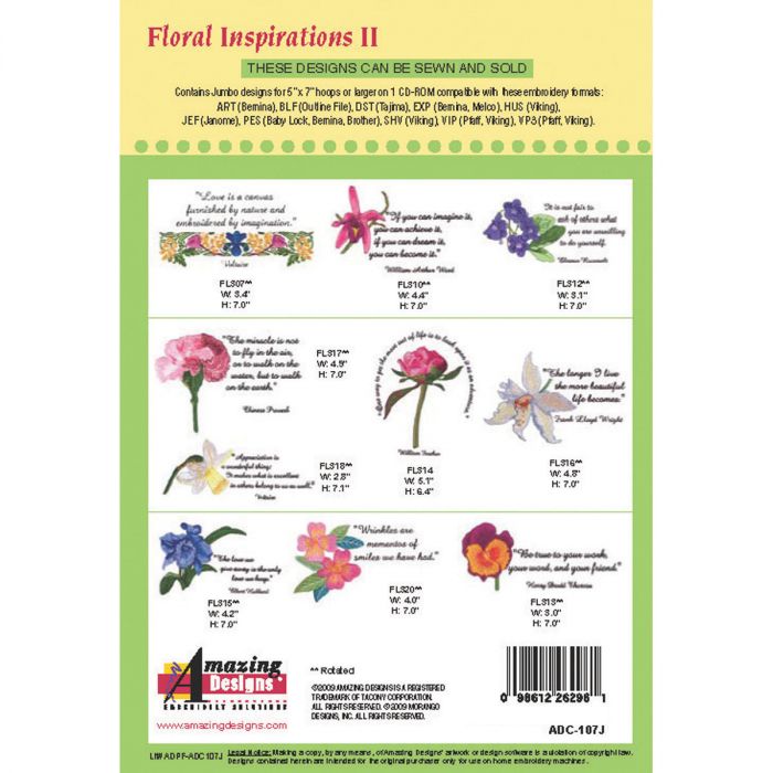 Amazing Designs Floral Inspirations II