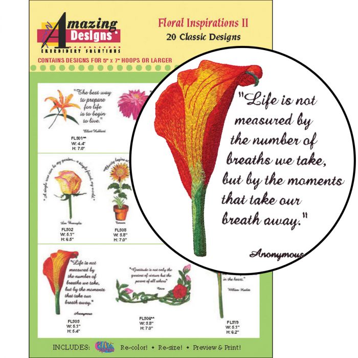 Amazing Designs Floral Inspirations II