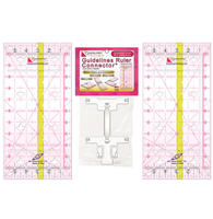 2 Guidelines Ruler Set with 1 Connector