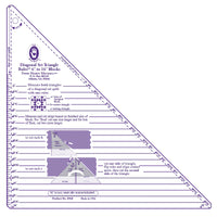 Marti Michell Diagonal Set Triangle Ruler