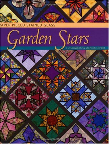 Paper Pieced Stained Glass Garden Stars