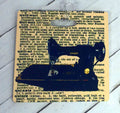 Singer Featherweight Luggage Tag (Square)
