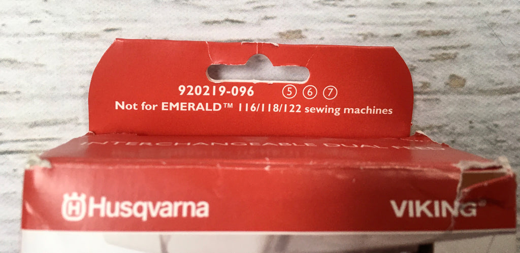 Husqvarna Viking Interchangeable Dual Feed Foot #920219-096 - Genuine